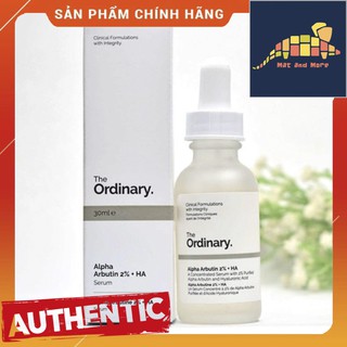 [CHÍNH HÃNG] Tinh chất dưỡng trắng The Ordinary Alpha Arbutin 2%+ HA 30ml