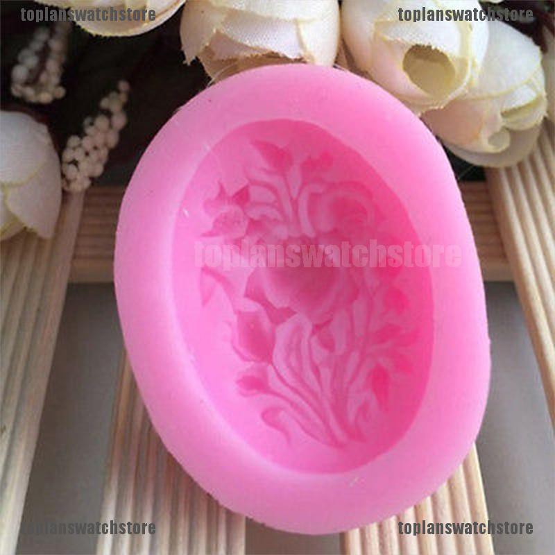 Khuôn Silicon Làm Bánh Đa Năng Hình Hoa Hồng Sáng Tạo