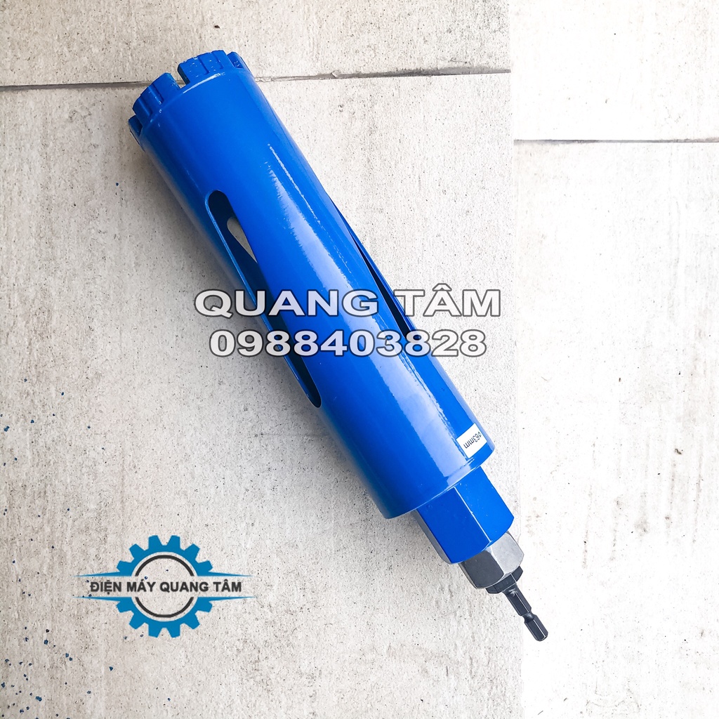 Đầu Chuyển Đổi từ Khoan Chân Kẹp Lục Giác sang Khoan Rút Lõi Bê Tông Ren M22