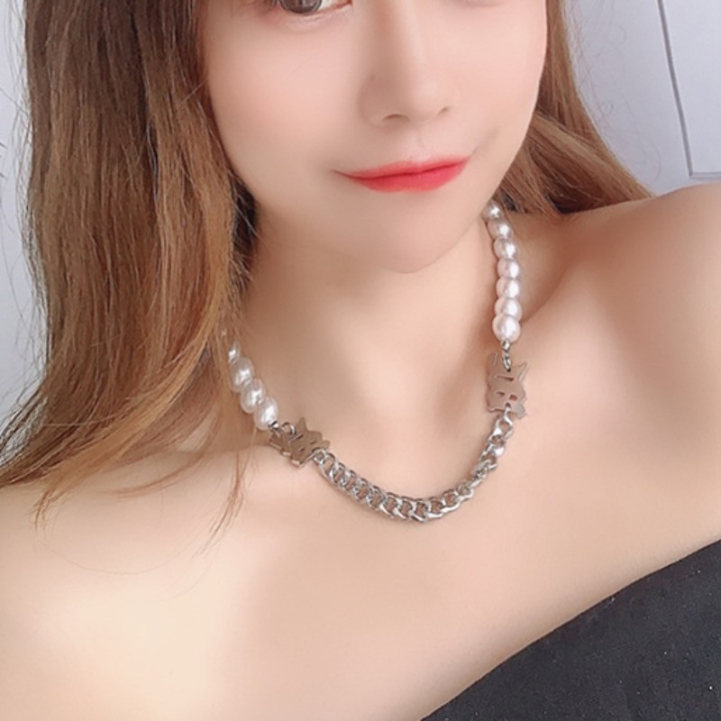 Dây chuyền ngọc trai phong cách Hàn Quốc độc đáo thời trang