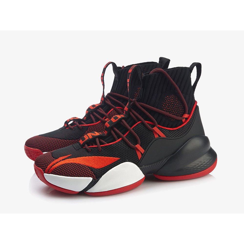 Giày bóng rổ Li-Ning Power V Playoff C.J. McCollum Black Red