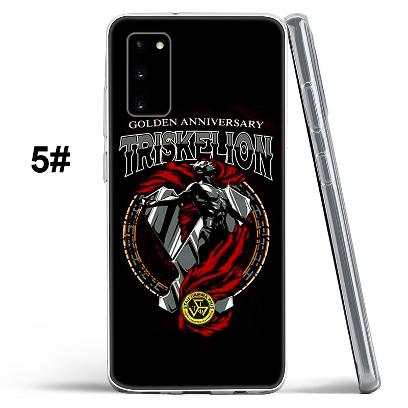 Ốp điện thoại silicone dẻo trong họa tiết logo Tau Gamma cho Samsung Galaxy S10 S10E S9 S8 Plus S7 Edge S8+ S9+ 97YF