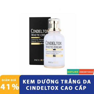 Kem Dưỡng Trắng Bật Tông Da Cindel Tox White Cream HALIN 💖FREESHIP💖kem dưỡng trắng HALINCOS772 Cao Cấp