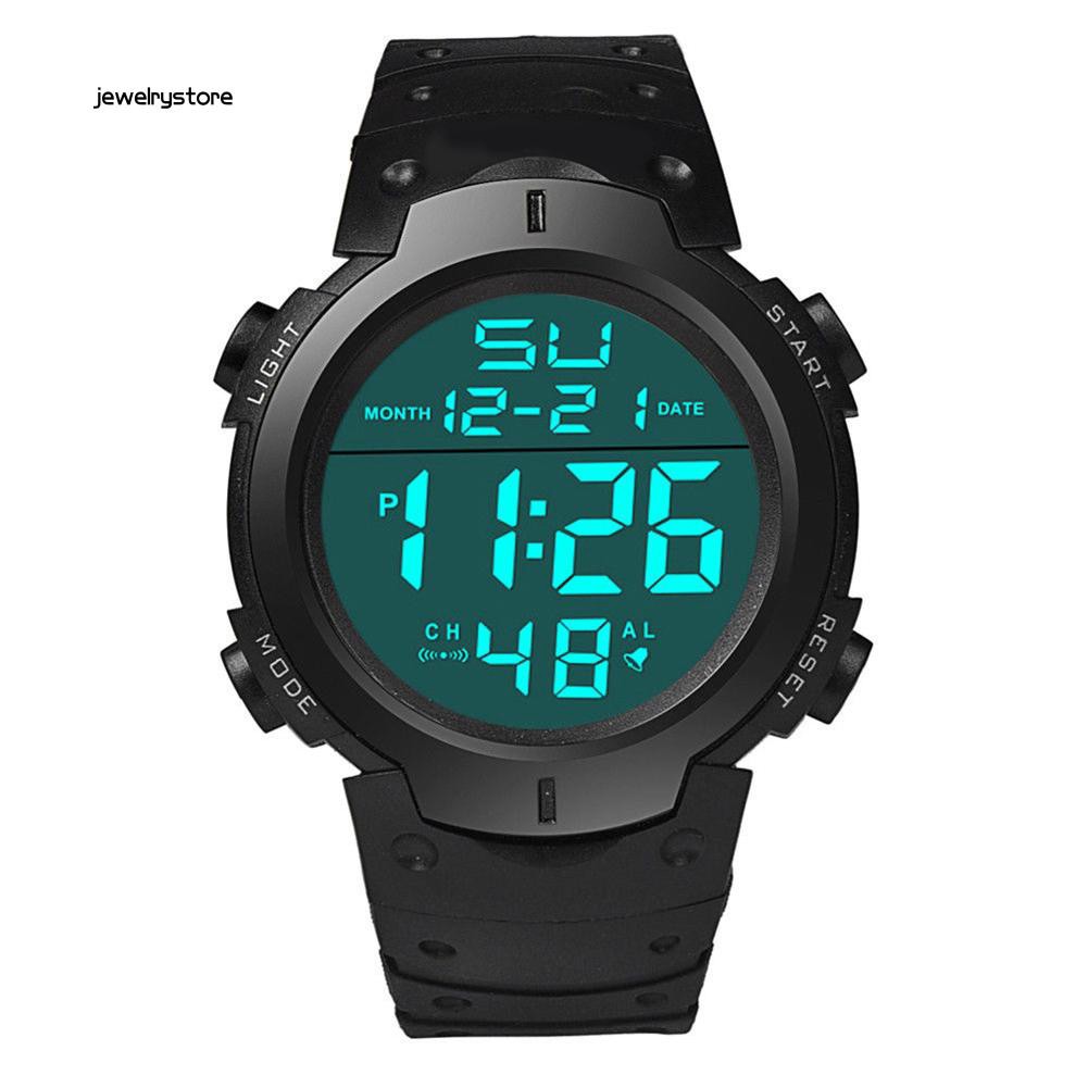 Đồng hồ điện tử dây silicon chống nước sành điệu cho nam | BigBuy360 - bigbuy360.vn
