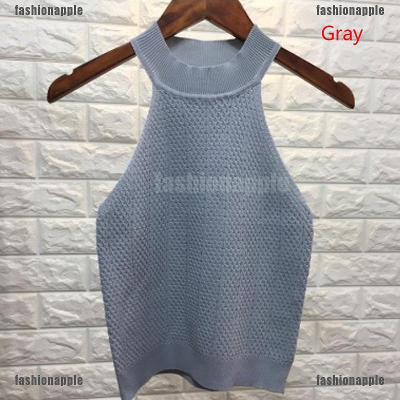 Áo Croptop Dệt Kim Sát Nách Thiết Kế Trễ Vai Quyến Rũ