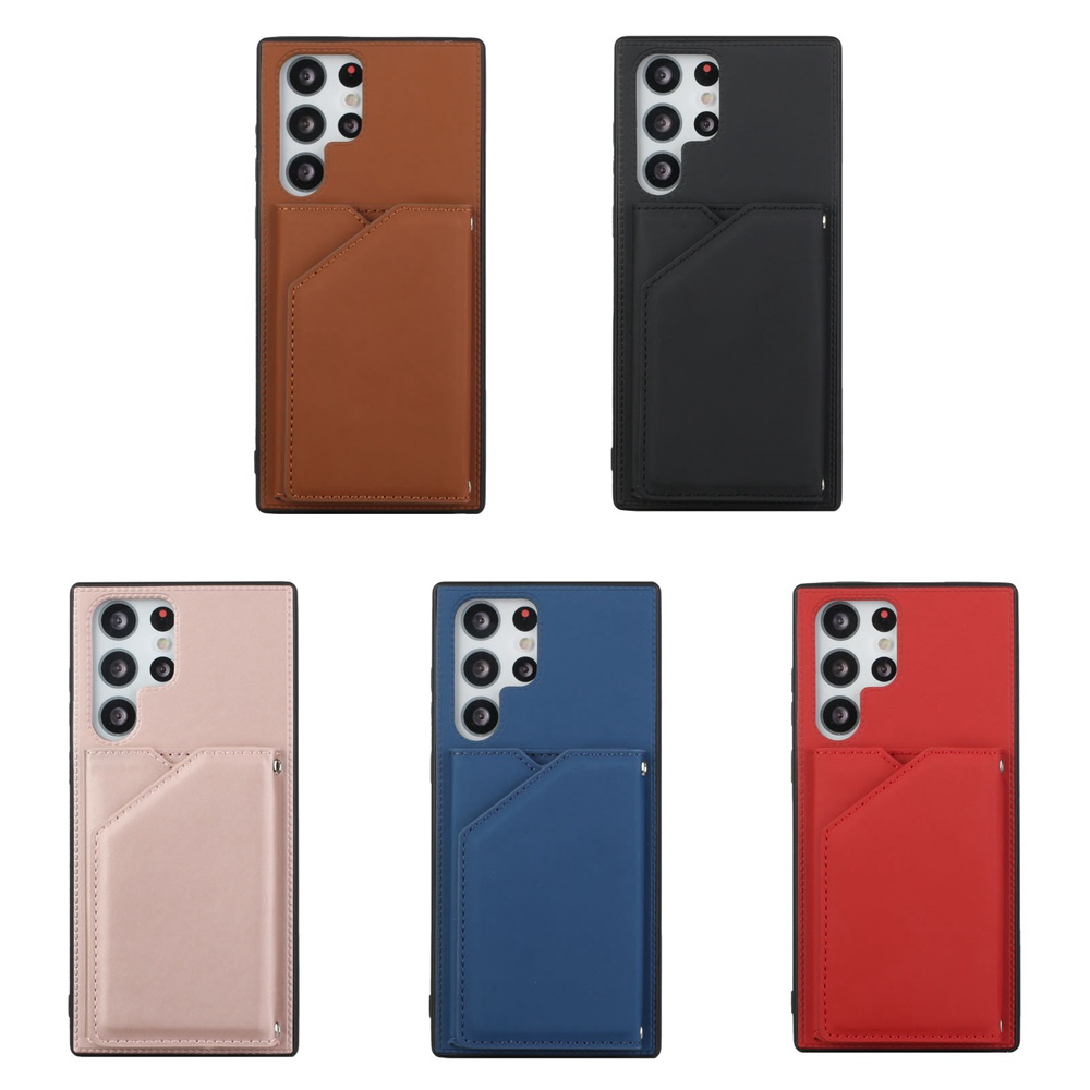 Bao Da Điện Thoại Dạng Ví Nắp Gập Từ Tính Có Ngăn Đựng Thẻ Cho Samsung Galaxy S22 Ultra S21 FE S22+ S21 Note 20