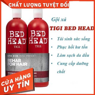 Dầu gội đầu / tigi / cặp dầu gội xả tigi đỏ mỹ
