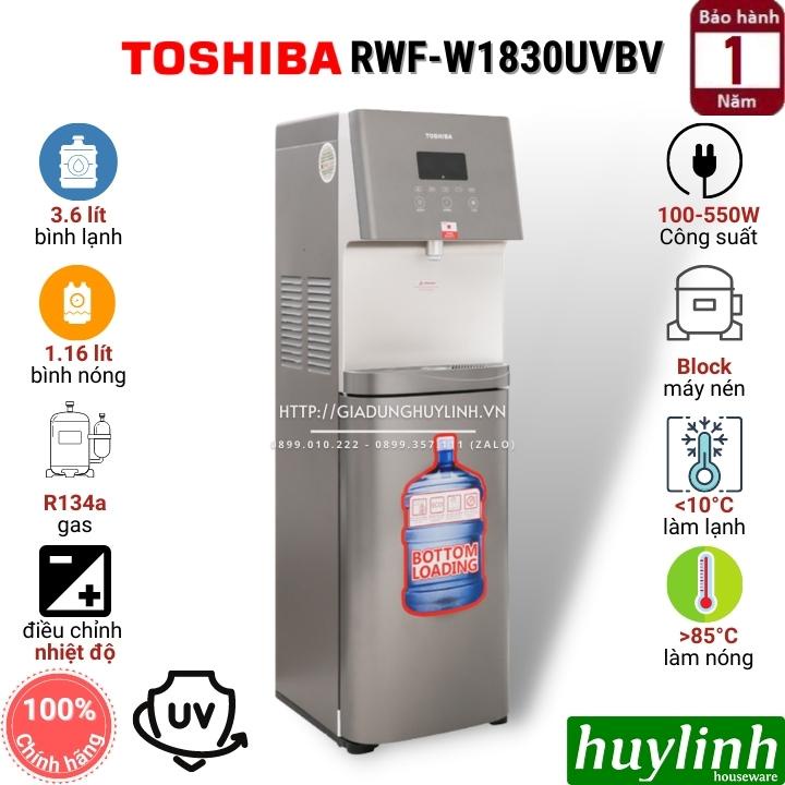 [Mã ELHAMS5 giảm 6% đơn 300K] Cây nước nóng lạnh Toshiba RWF-W1830UVBV-T - Block