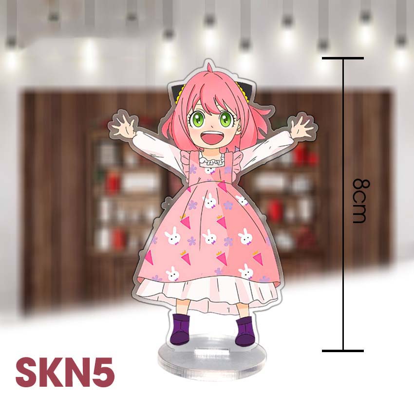 Tranh mica, standee, mô hình 2D anime SPYxFAMILY, quà lưu niệm, sưu tập, quà tặng, in ảnh
