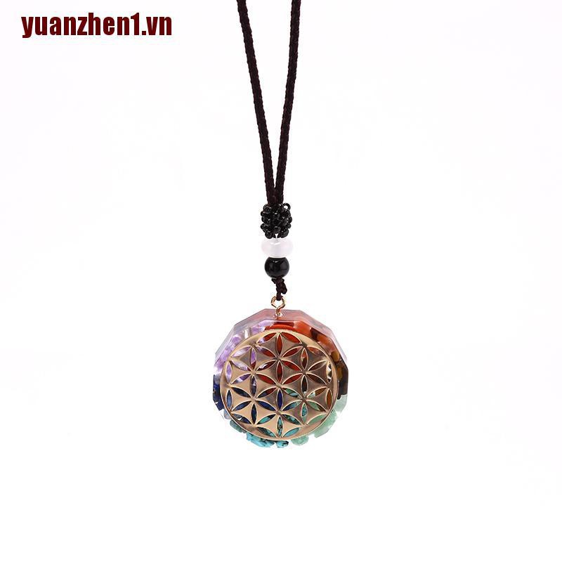 [YUANZHEN1] Vòng cổ Mặt Đá Thiền Chakra Chữa Lành