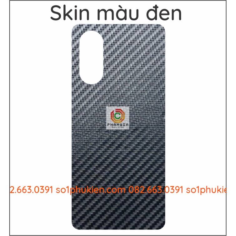 Miếng dán mặt lưng skin carbon Xiaomi Redmi K40 Gaming