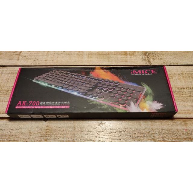 Bàn phím giả cơ chơi game có dây - KEYBOARD IMCE AK-700