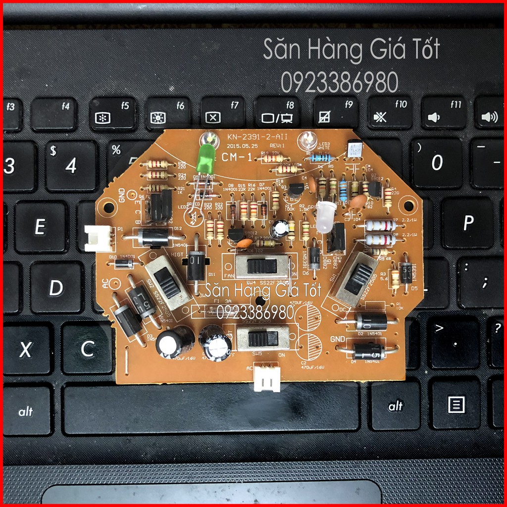 Bo mạch quạt tích điện Sunhouse SH722