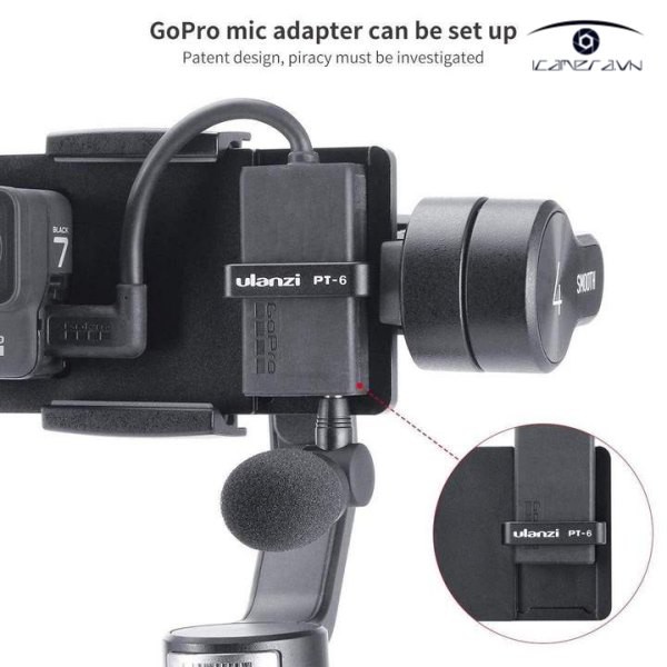 GOPRO PT-6 ADAPTER GẮN GOPRO LÊN GIMBAL ĐIỆN THOẠI - ULANZI FUFA2 | BigBuy360 - bigbuy360.vn