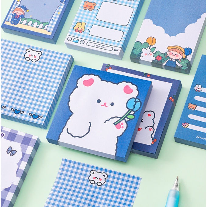 Giấy Note Ghi Chú Học Tập 50 tờ mẫu cute dễ thương