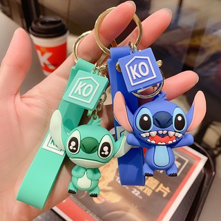 Móc khóa thiết kế trang trí nhân vật hoạt hình Stitch đáng yêu
