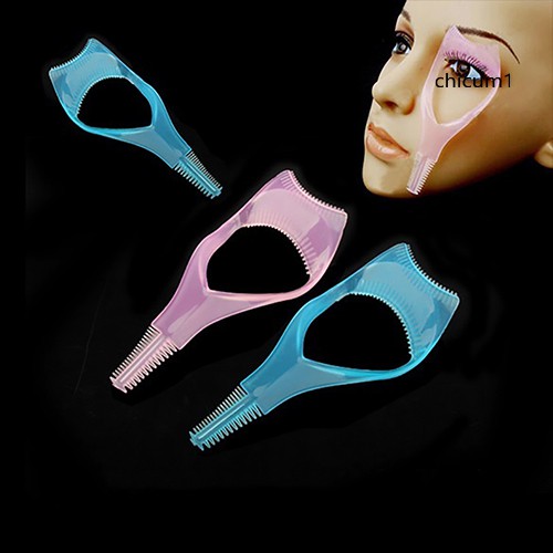 [Hàng mới về] Dụng Cụ Hỗ Trợ Chuốt Mascara 3 Trong 1 Thiết Thực Màu Ngẫu Nhiên