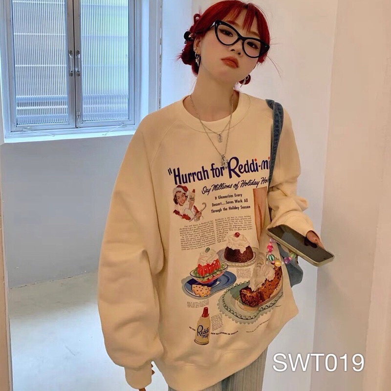 Áo Sweater HURRAH Ulzzang Unisex VN CLO - SWT019_PET