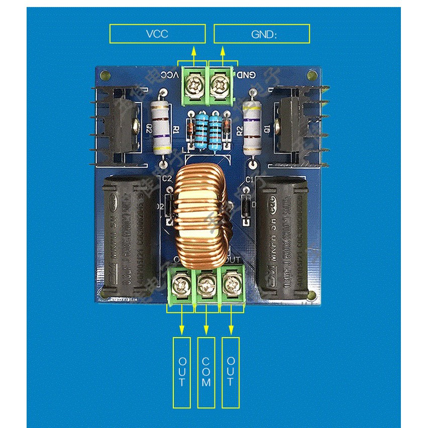 Denshitaro Bộ kích điện 12-30VDC lên 10-20kV D00-153
