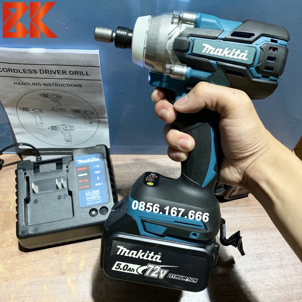 Máy Bắt Vít Chuyên Dụng MAKITA 72V– Máy Bắn vít, máy vặn vít 72V – Không chổi than - Pin Chuẩn 10 CELL- Bảo hành 6 tháng