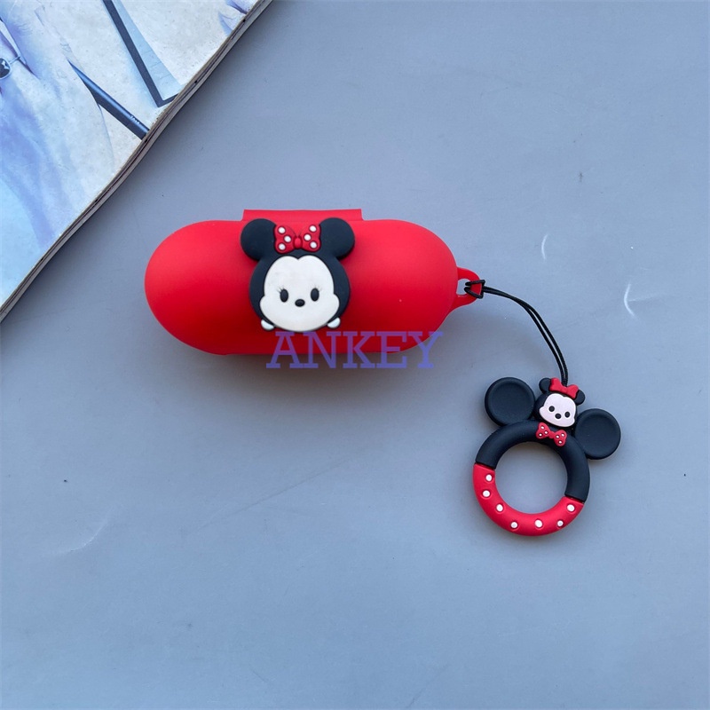 Sony WF-C500 WF-XB700 Vỏ bảo vệ hộp sạc tai nghe bằng silicone mềm hình bàn chân mèo quả dâu đáng yêu