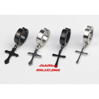 khuyên tai nam không cần bấm lỗ thánh giá