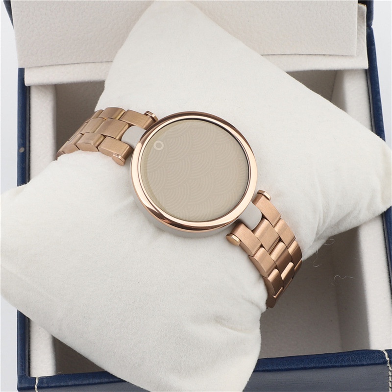 Dây Đeo Thay Thế Chất Liệu Thép Không Gỉ Màu Trơn Cho Garmin Lily