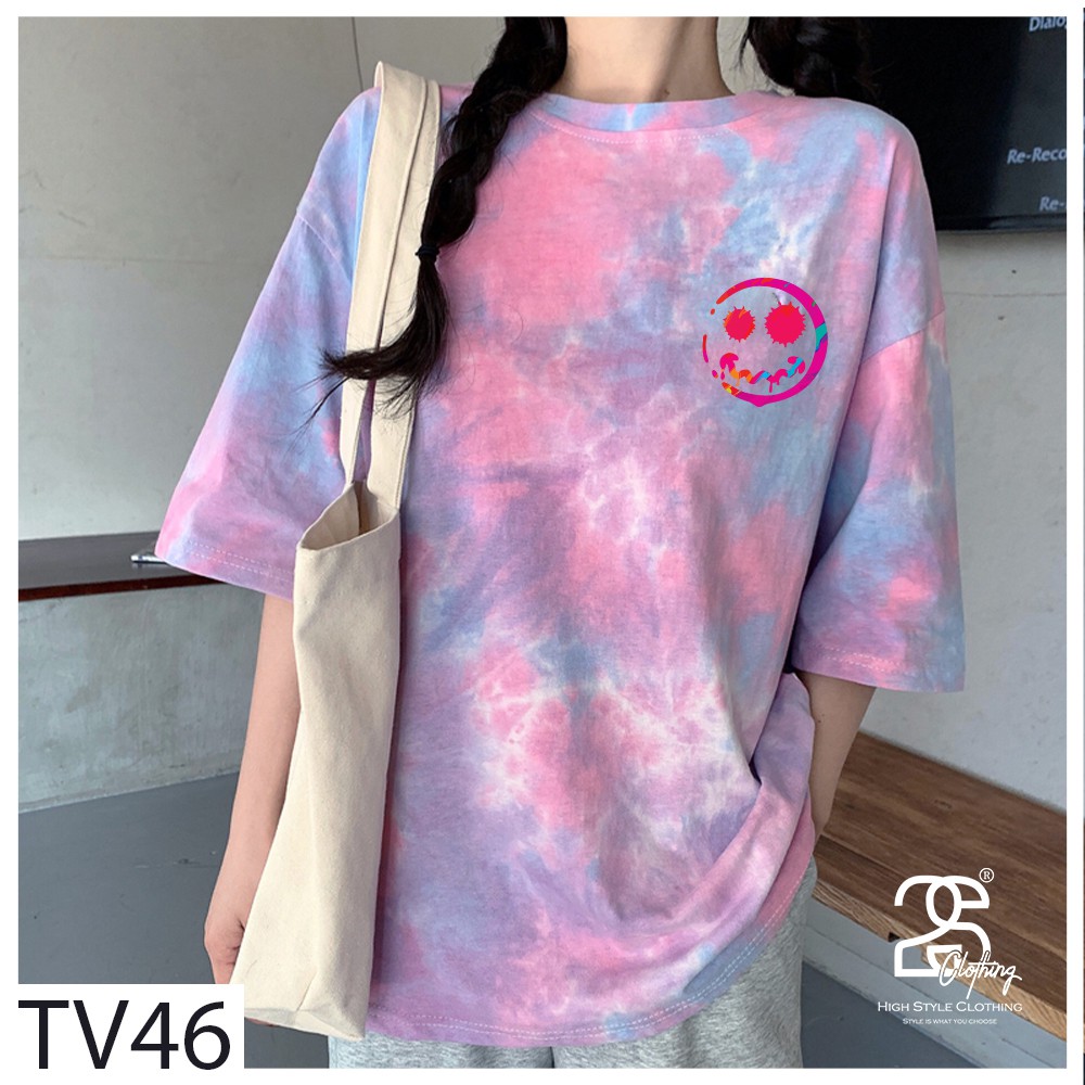 Áo Thun Tay Lỡ 2s Clothing Áo Phông Basic Unisex Nam Nữ Cotton Oversize Form Rộng Giá Rẻ In Hình Mặt Cười Drew ngầu TV46