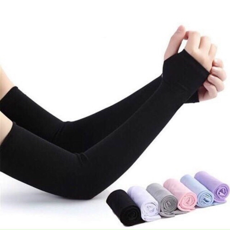 [ SIÊU RẺ ] Ống tay chống nắng nóng xỏ ngón, găng tay chống nắng khi đi xe máy và chơi thể thao