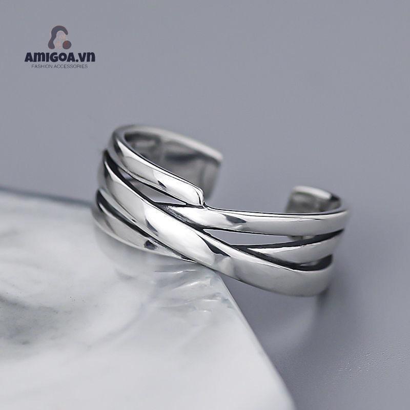 ✨✨Nhẫn Đơn Có Thể Điều Chỉnh Không Phai Màu Dành Cho Nam Nữ