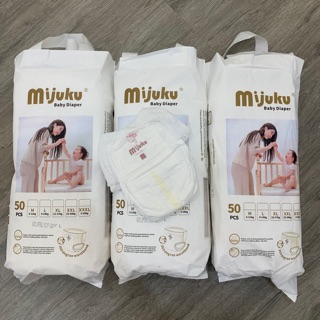 Bộ bỉm quần MIJUKU combo 50m M/L/XL/XXL/XXXL