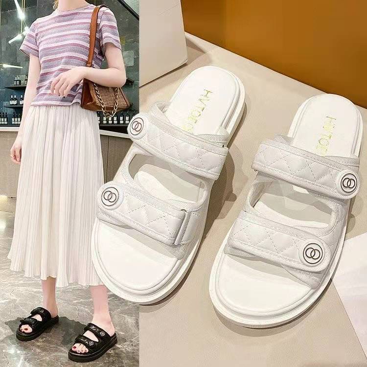 Dép Sandal Đế Dày Chống Trượt Thời Trang Mùa Hè Hàn Quốc