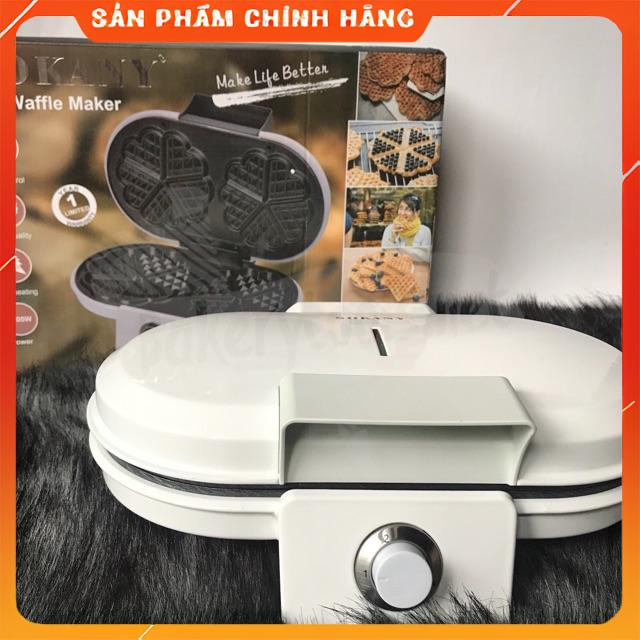 Máy Làm Bánh Waffle - Máy Bánh Kẹp Đôi Sokany