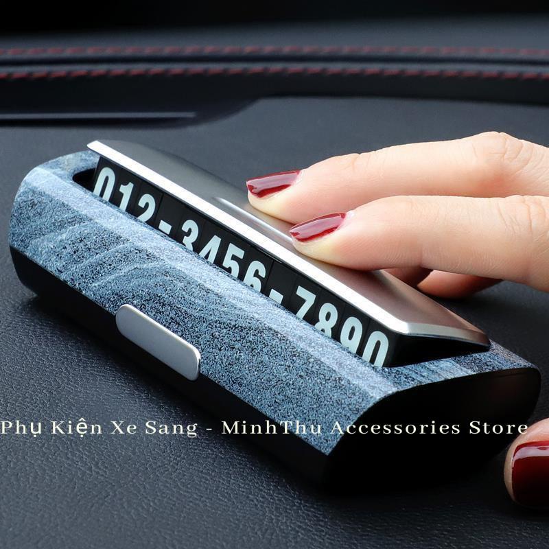 Bảng Ghi Số Điện Thoại Kèm Giá Đỡ Điện Thoại Vân Gỗ Sang Trọng Lịch Sự