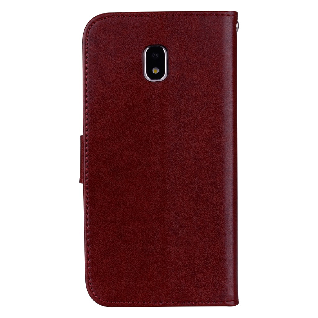 Bao đựng kiểu gập in nổi hình hoa 3D cho Samsung Galaxy J3/J5/J7 Pro 2017 | BigBuy360 - bigbuy360.vn