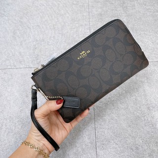 Ví C0ach 2 ngăn chất canvas bền đẹp