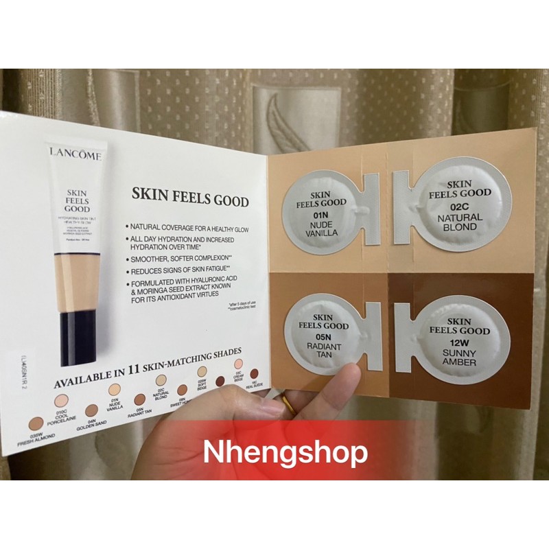 Sample kem nền các loại