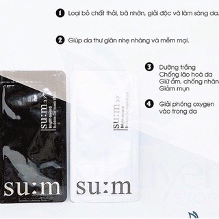 ( SIÊU HOT ) Combo 10 Mặt nạ thải độc Su:m 37 gói 2ml