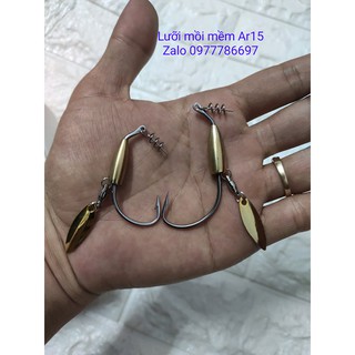 lưỡi móc mồi mềm làm từ thép Ar15