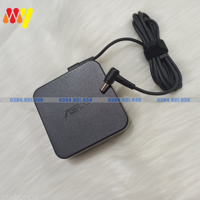 Sạc Laptop Asus Củ Vuông 19V-4.74A (90Wh) Đầu thường (5.5mm*2.5mm) - Bảo hành 18 tháng. Kèm dây nguồn