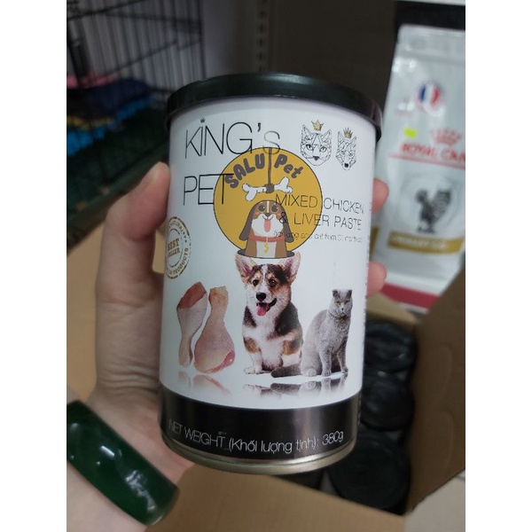 [HSD 05/2024] Pate Tươi King’s Pet 4 Vị - Lon 380gr