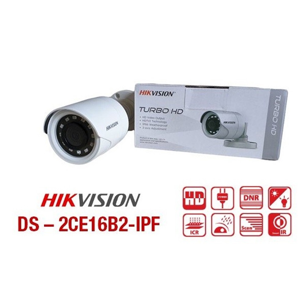 Camera quan sát HIKVISION 4 IN 1(TVI/AHD/CVI/ANALOG) DS-2CE16B2-IPF 2.0MP