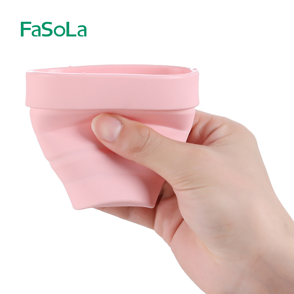 Cốc silicon gấp gọn du lịch tiện lợi FASOLA FSLSH-045C