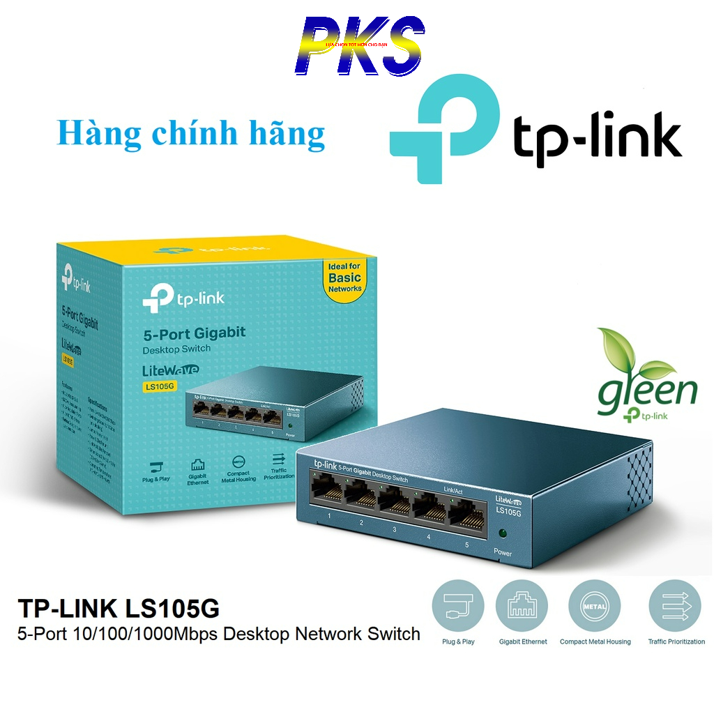 Switch 5 Port Gigabit LAN 1000Mbps tốc độ cao TP-LINK LS105G