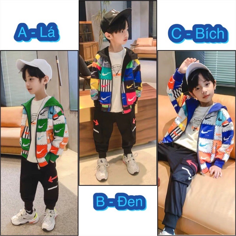 áo khoát bé trai cool ngầu