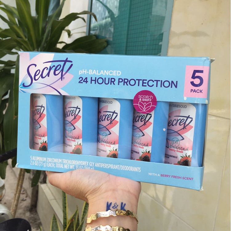 Lăn khử mùi dạng sáp SECRET -73g