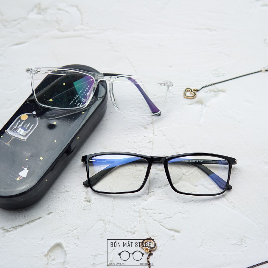 Gọng Kính Vuông Dẻo Size M TN915