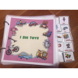 Học liệu bóc dán: I see Toys