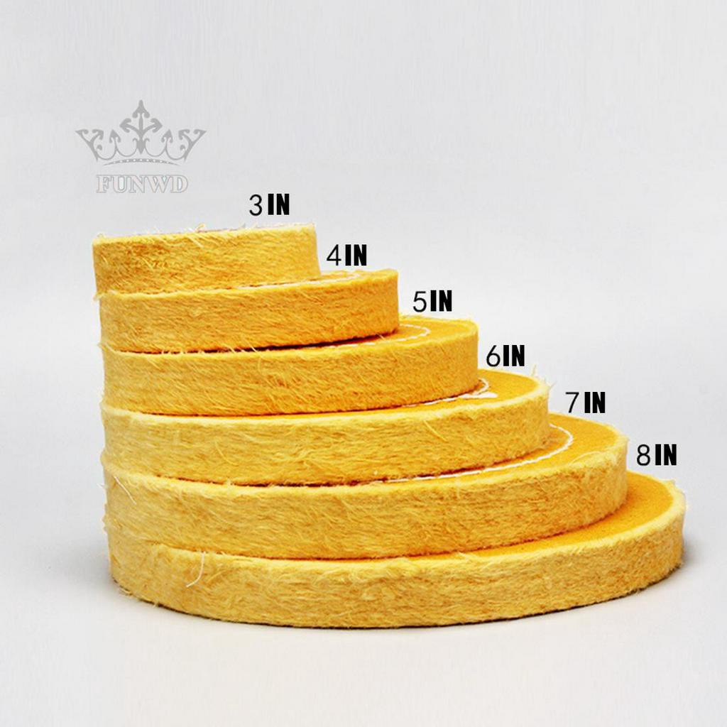 Miếng vải cotton đánh bóng 7.62 / 10.16 / 12.70 / 15.24 / 17.78 / 20.32 cm