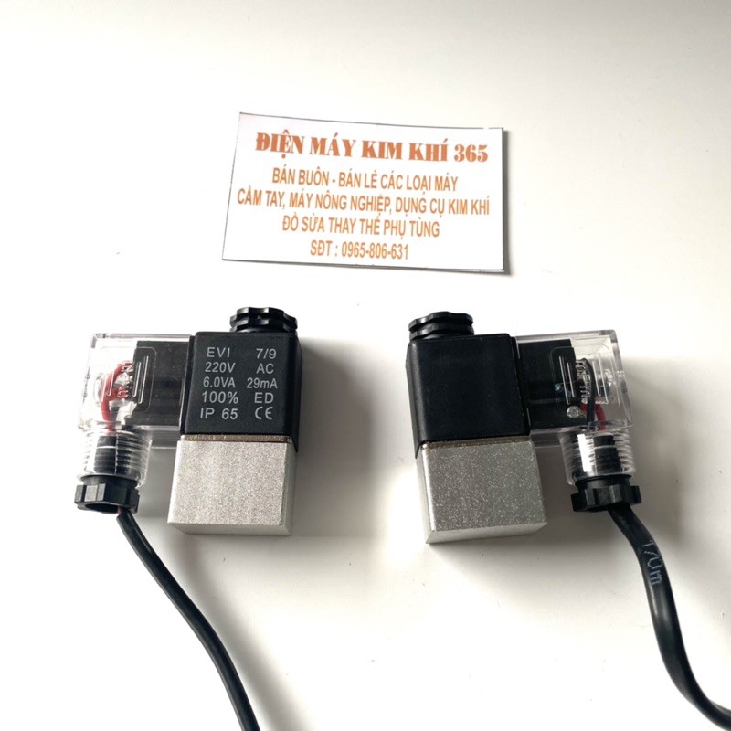 Van Điện Từ Máy Nén Khí Sạch Giảm Âm Không Dầu, Rơ Le Máy Giảm Âm Không Dầu